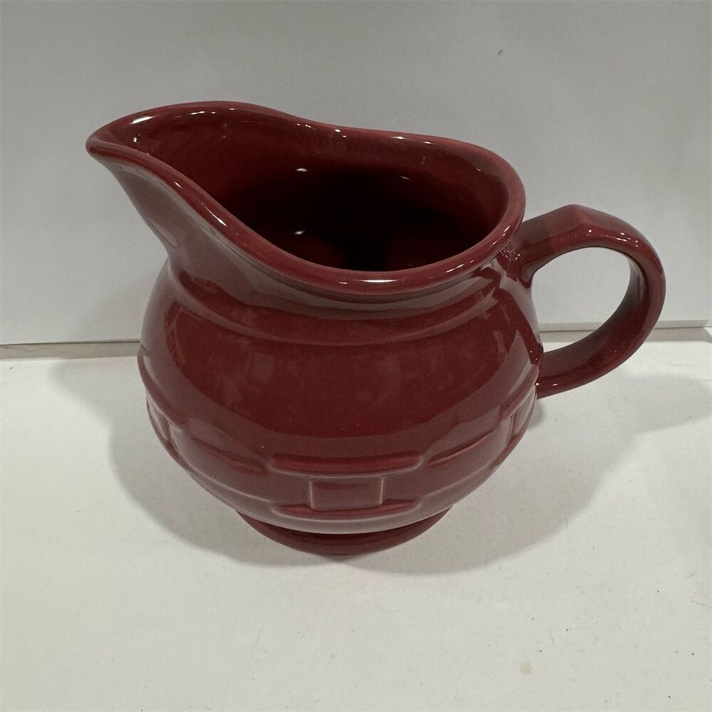 Vintage Longaberger Woven‎ Traditions Paprika Pitcher Farmhouse Style